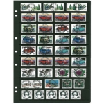 Svart insticksblad med 9 fickor 10-pack
